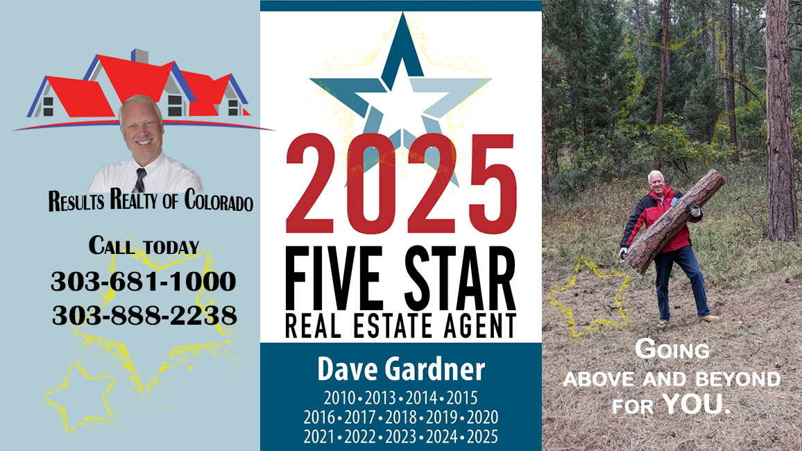 Dave Gardner 2025 Five Star Real Estate Agent award ad